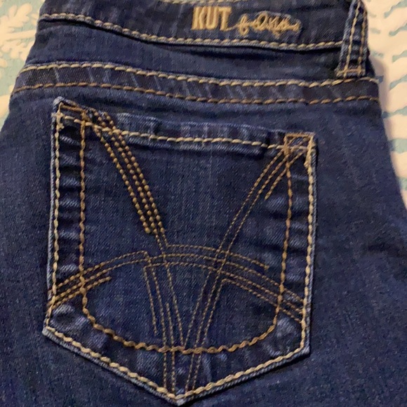 Kut From The Kloth Farrah Baby BootCut Jeans Sz 6 - Picture 3 of 7